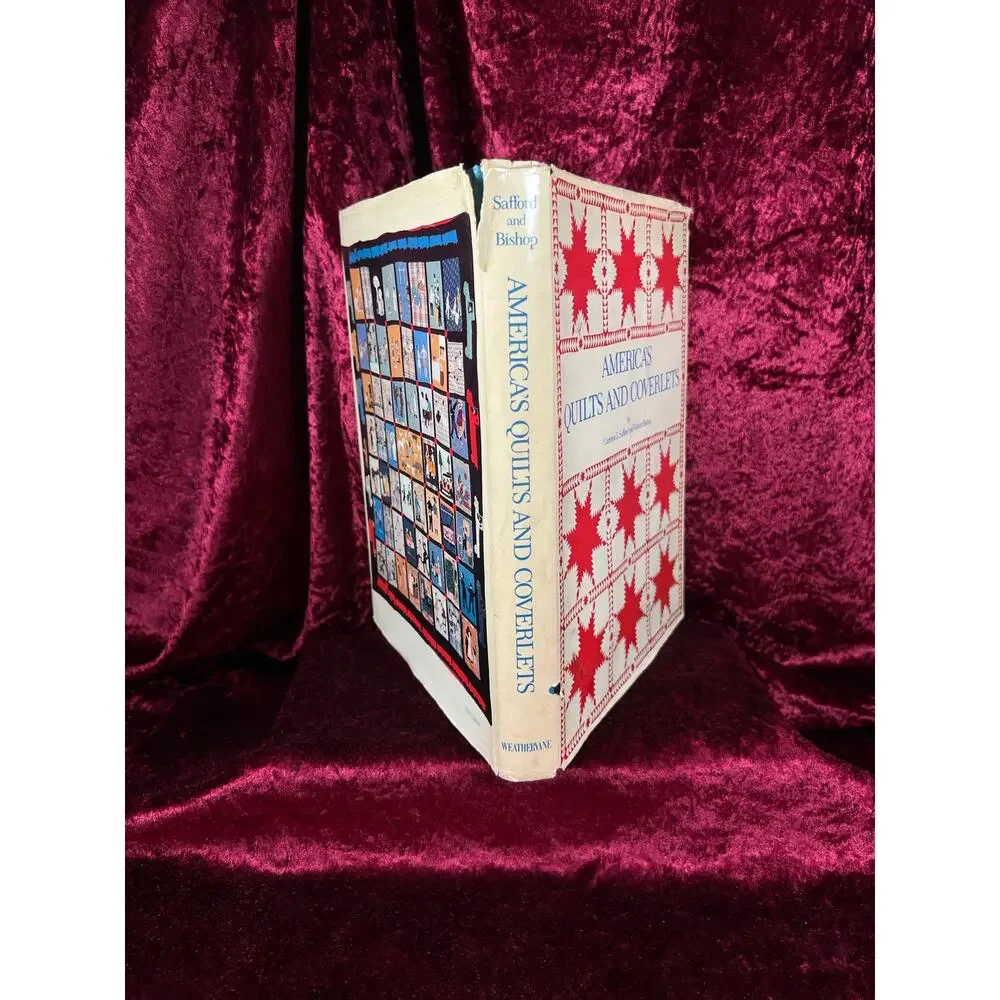 Vintage Hardcover Art Book America's Quilts and Coverlets Safford & Bishop 1974